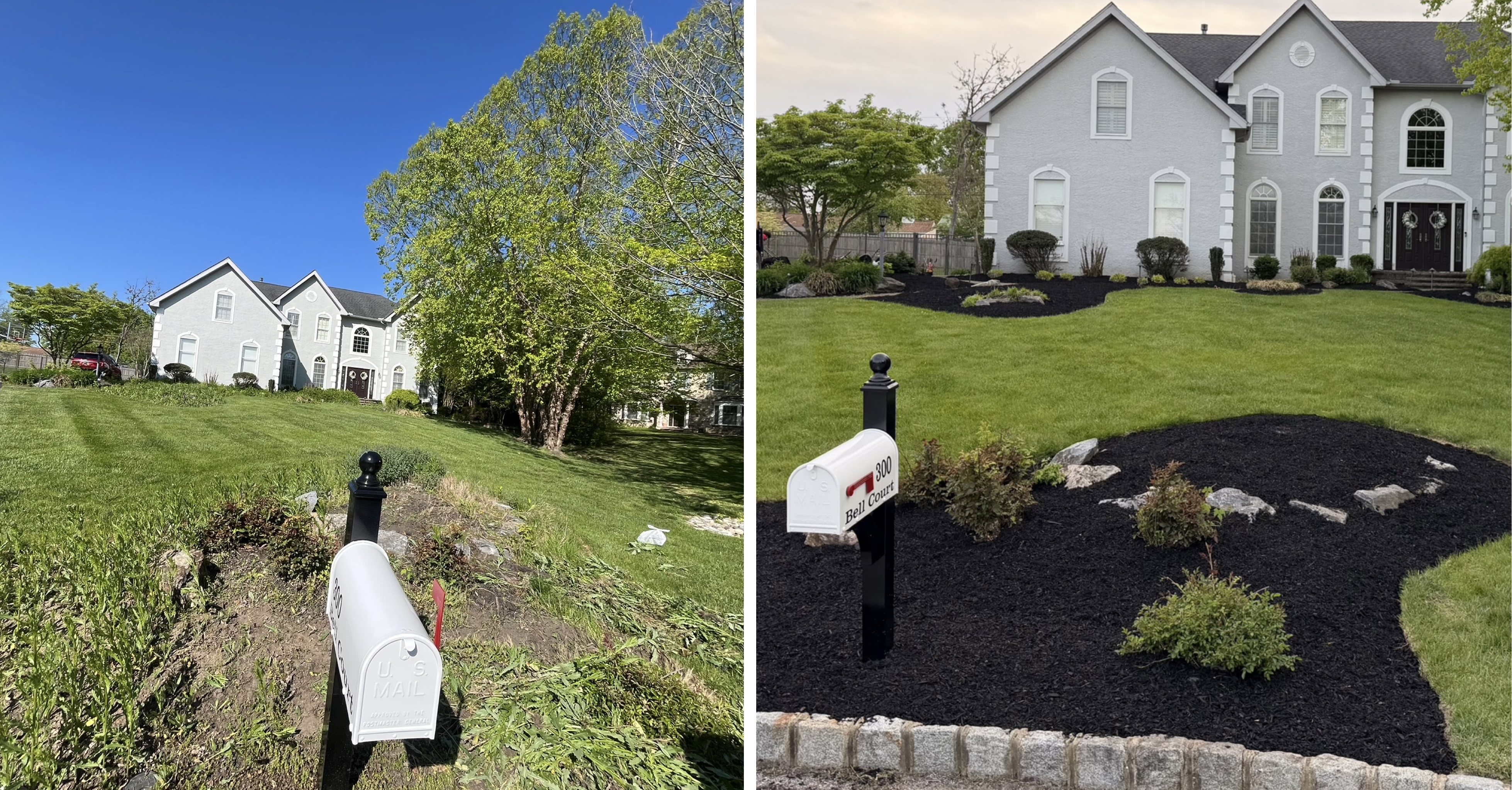 Seasonal cleanup and mulching in Exton PA