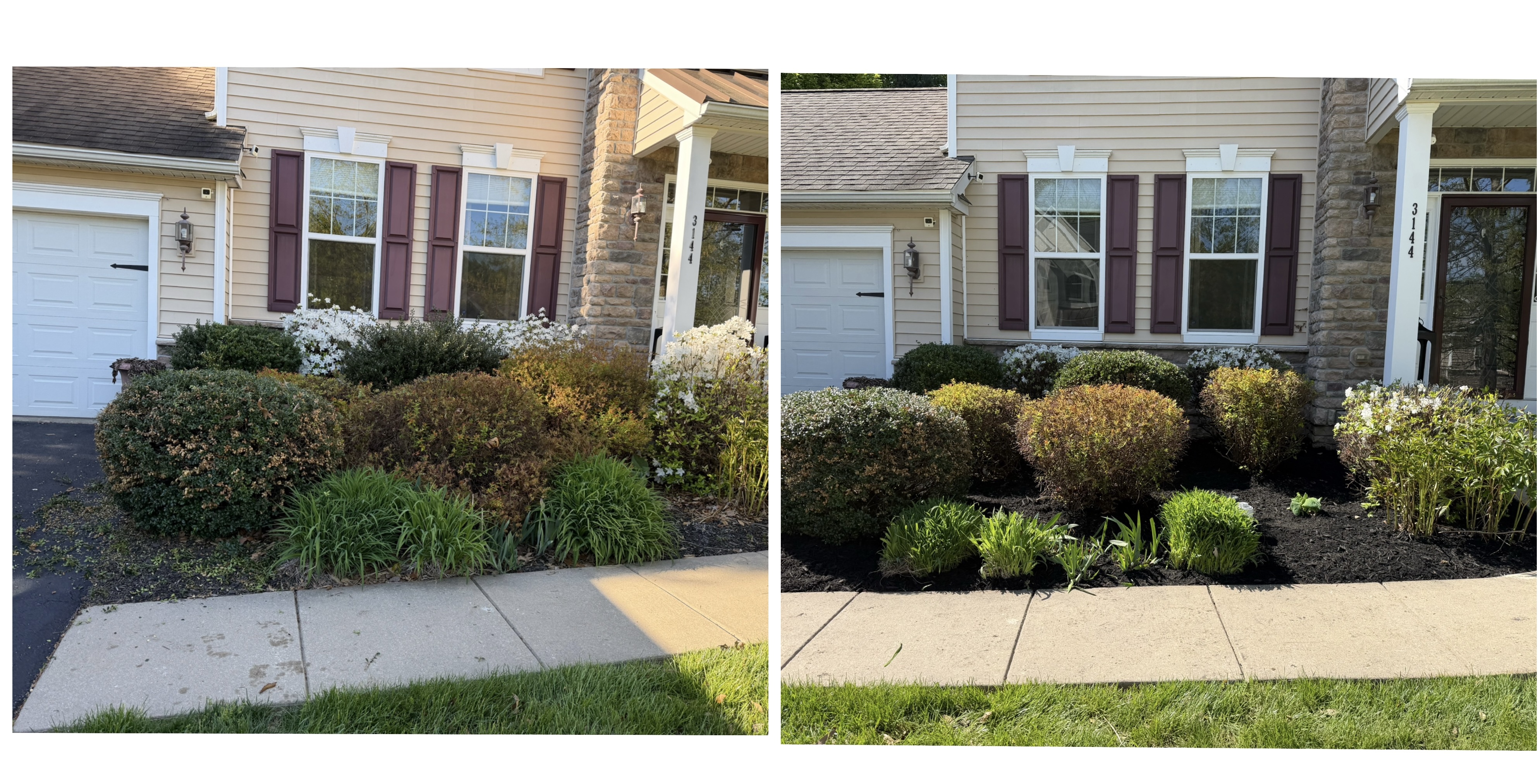 Bush trimming and mulching in Downingtown PA